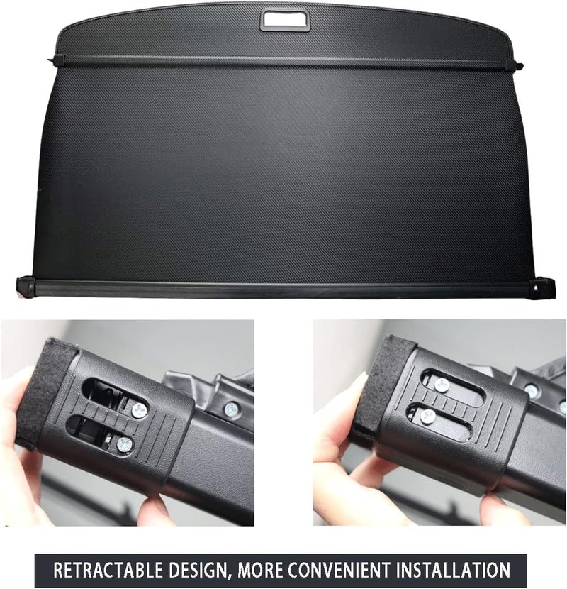 AQAE Cargo Cover Fit for 2024 2025 2026 Subaru Crosstrek/Impreza Hatchback Accessories Retractable Rear Trunk Cover Trunk Security Cover Shielding Shade Crosstrek Impreza Hatchback Cargo Cover - Image 3